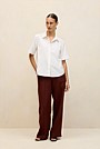 Cotton Seersucker Short Sleeve Shirt