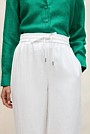 Linen Drawcord Wide Leg Pant
