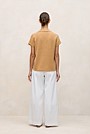 Linen Cotton Relaxed Knit Polo