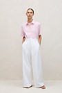 Cotton Seersucker Short Sleeve Shirt