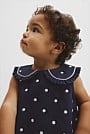 Spot Collared Romper