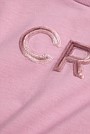 Organically Grown Cotton CR Sequin Logo T-Shirt