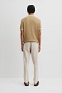 Linen Cotton Honeycomb Knit Polo