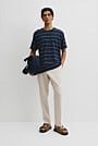 Hemp Slub StripeT-Shirt