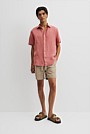 Organically Grown Linen Regular Fit Short Sleeve Shirt