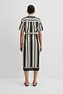 Stripe Midi Shirt Dress