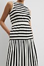 Australian Cotton Stripe Midi Tank Dress