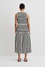 Australian Cotton Stripe Midi Tank Dress