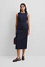 Denim Sleeveless Top