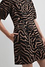 Australian Cotton Blend Print Panelled Mini Dress