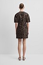 Australian Cotton Blend Print Panelled Mini Dress