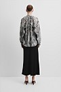 Snake Print Blouse