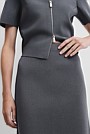Compact Knit Mini Skirt