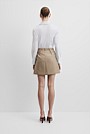 Wool Mini Skirt