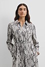 Print Shirt Dress