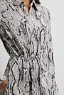 Print Shirt Dress