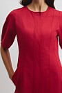 Australian Cotton Blend Panelled Mini Dress