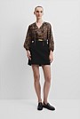 Print Blouson Blouse