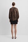 Print Blouson Blouse