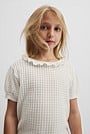 Frill Neck Knit Top
