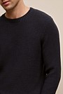 Linen Cotton Texture Knit Crew