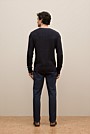 Linen Cotton Texture Knit Crew