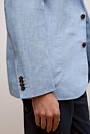 Regular Fit Yarn Dyed Linen Blazer
