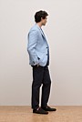 Regular Fit Yarn Dyed Linen Blazer