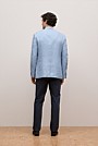 Regular Fit Yarn Dyed Linen Blazer