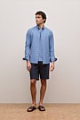 Cotton Jacquard Stripe T-shirt