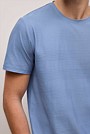 Cotton Jacquard Stripe T-shirt