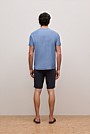 Cotton Jacquard Stripe T-shirt