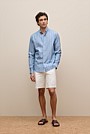 Regular Fit Poplin Stripe Long Sleeve Shirt