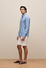 Regular Fit Poplin Stripe Long Sleeve Shirt