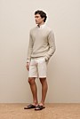 Linen Cotton Texture Knit Crew