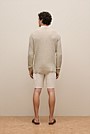 Linen Cotton Texture Knit Crew
