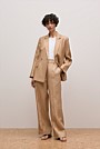 Linen Pintucked Pant