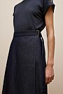 Denim Wrap Skirt