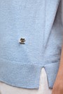 Cotton Cashmere Half Sleeve Polo