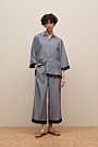 Silk Twill Stripe Shirt