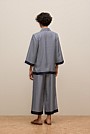 Silk Twill Stripe Shirt