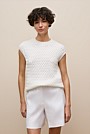 Cotton Knit Sleeveless Tunic