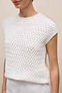 Cotton Knit Sleeveless Tunic