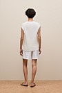 Cotton Knit Sleeveless Tunic