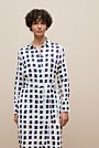 Tide Linen Long Sleeve Shirt Dress