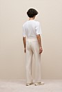 Ponte Pintucked Wide Leg Pant