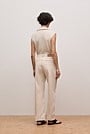 Garment Dyed Denim Tailored Pant