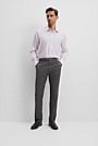 Regular Fit Pinstripe Travel Shirt