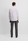 Regular Fit Pinstripe Travel Shirt