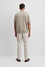 Linen Cotton Slub Knit Shirt